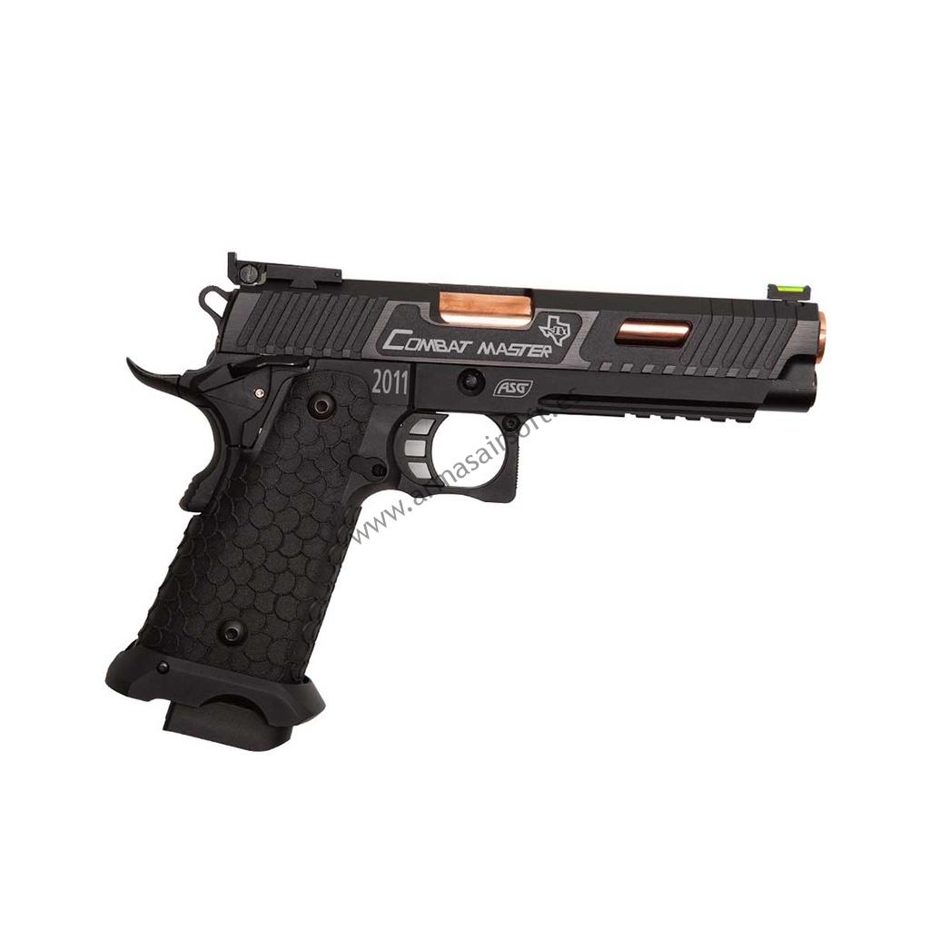 PISTOLA ASG STI COMBAT MASTER 2011 NEGRA
