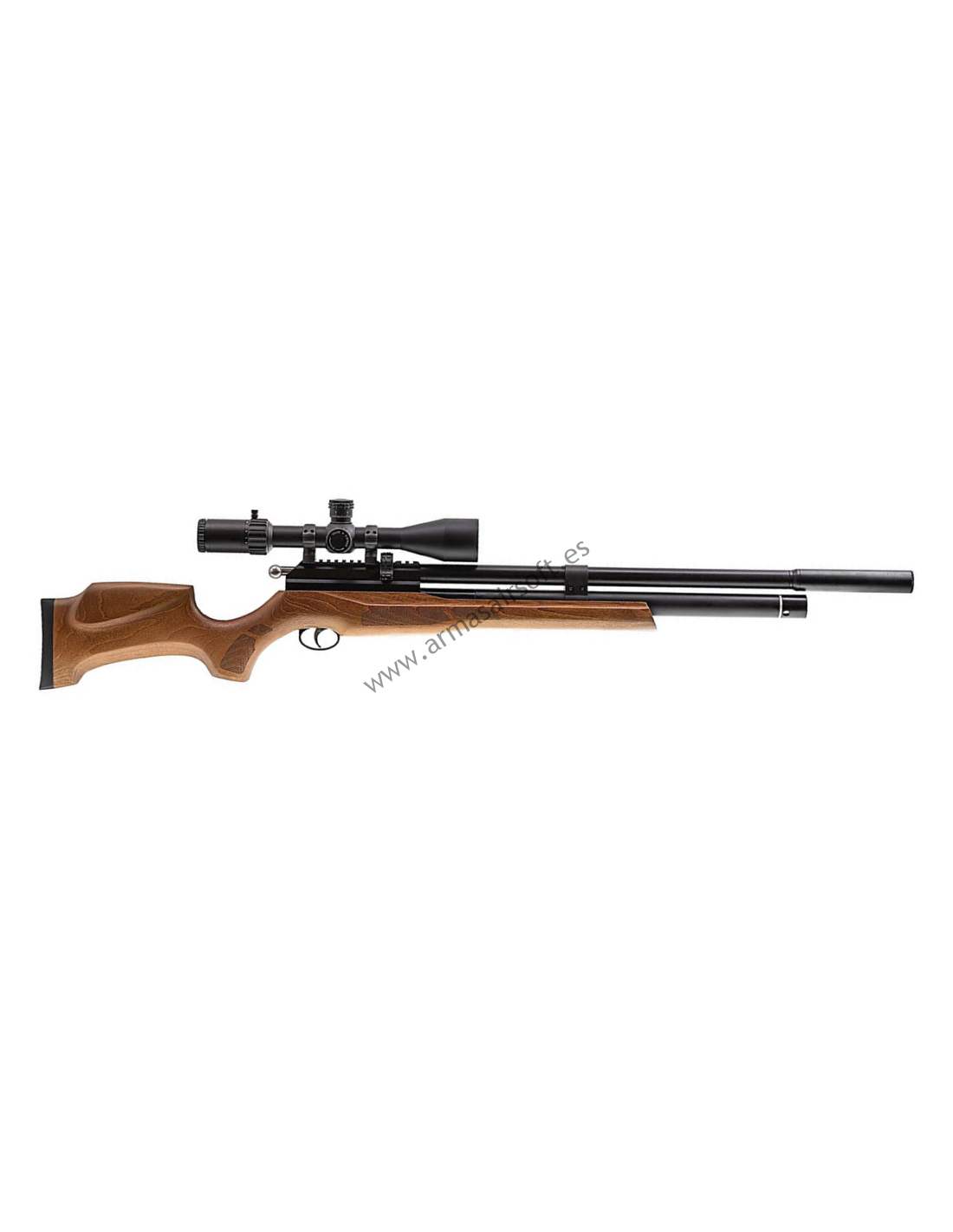 carabina-pcp-snowpeak-zasdar-m25-culata-madera-regulador-integrado-cal-450-mm